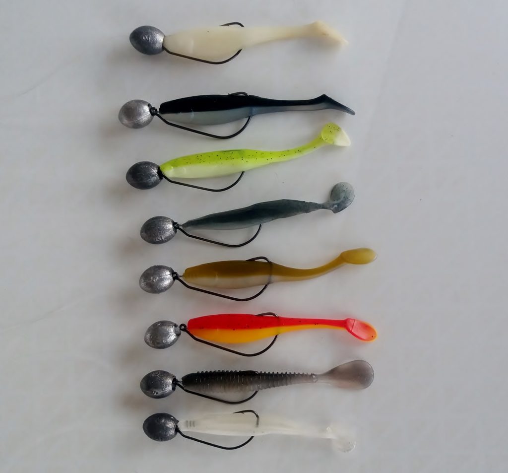 Paddle Tail on a Clip Aubrey Dagama Lures Online Fishing Lure Shop